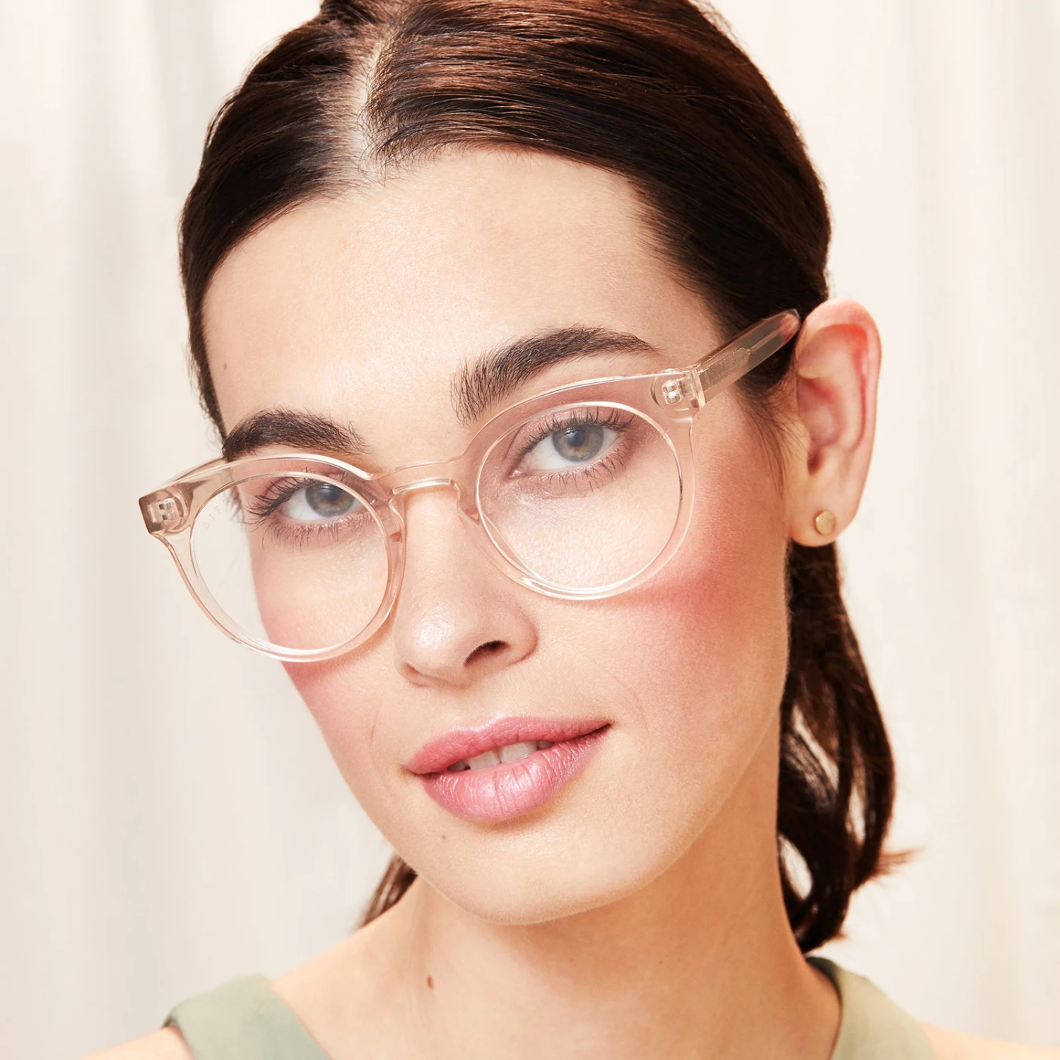 SELENA - BLUSH CRYSTAL + BLUE LIGHT TECHNOLOGY GLASSES 6 SELENA - BLUSH CRYSTAL + BLUE LIGHT TECHNOLOGY GLASSES - Image 4