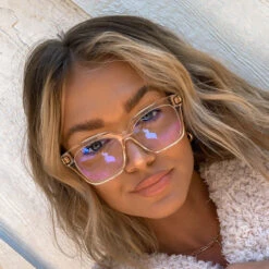 BELLA XS - SANDSTONE CRYSTAL + BLUE LIGHT TECHNOLOGY GLASSES -Glasses Sales Store 11 2021 minimally her bellaxsblushcrystal bluelight 0885335e 25da 4526 8b89 79580947d8a8