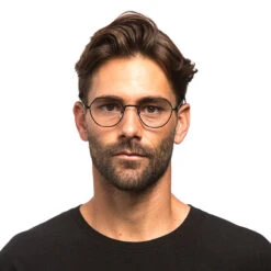 RIDLEY - BLACK + BLUE LIGHT TECHNOLOGY CLEAR GLASSES -Glasses Sales Store 2018 diff onmodel men 800px 124