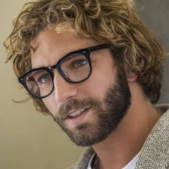 WESTON - BLACK + BLUE LIGHT TECHNOLOGY CLEAR GLASSES -Glasses Sales Store 2020 Web PDPResize DesertShoot 0017 Benjo Arwas Diff March20 Location1 961