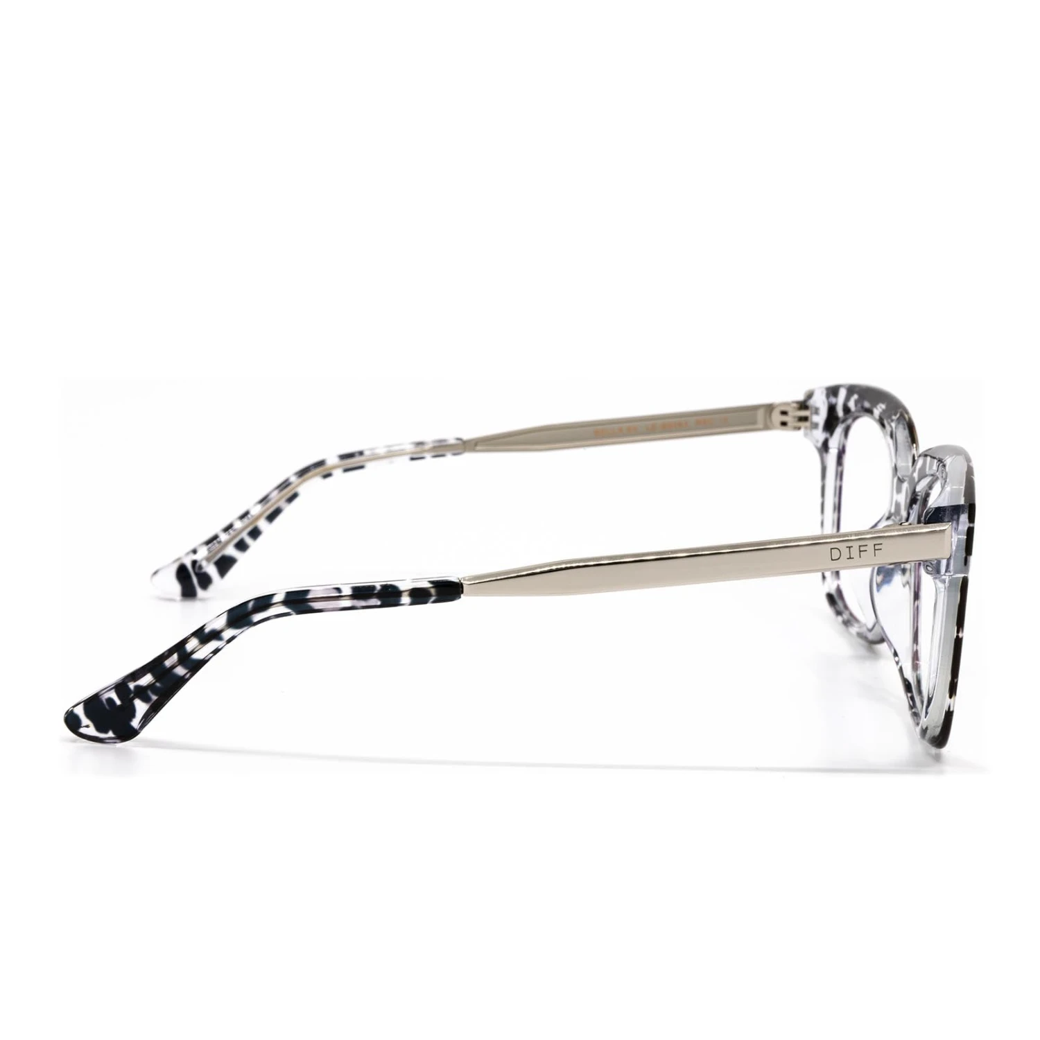 BELLA XS - CLEAR LEOPARD + BLUE LIGHT TECHNOLOGY GLASSES 5 BELLA XS - CLEAR LEOPARD + BLUE LIGHT TECHNOLOGY GLASSES - Image 3