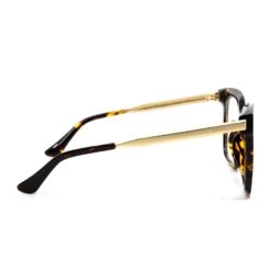 BELLA - TORTOISE + BLUE LIGHT TECHNOLOGY GLASSES -Glasses Sales Store BELLA ambertortoise side