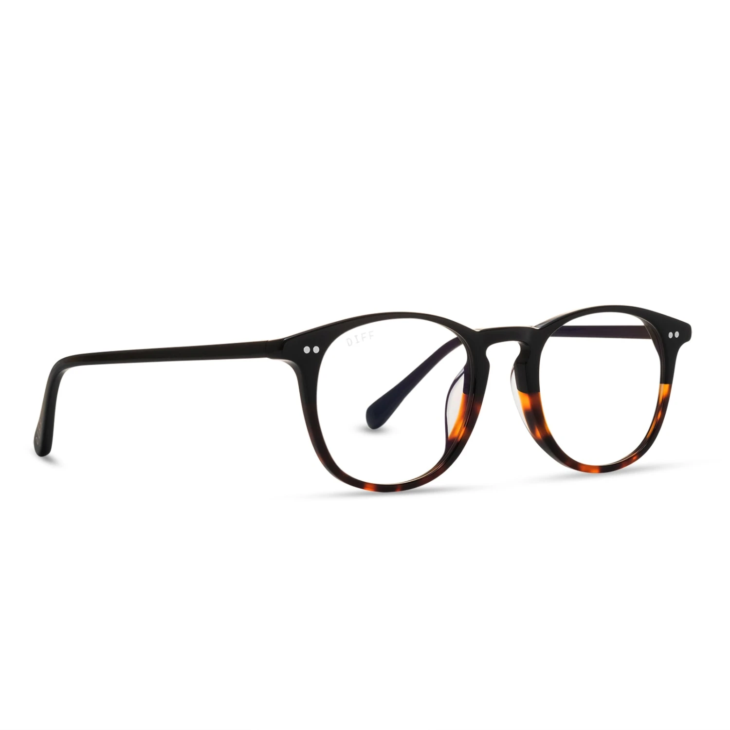 JAXSON - BLACK TORTOISE + CLEAR GLASSES 3 JAXSON - BLACK TORTOISE + CLEAR GLASSES - Image 2