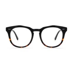 WESTON - BLACK + TORTOISE + CLEAR GLASSES