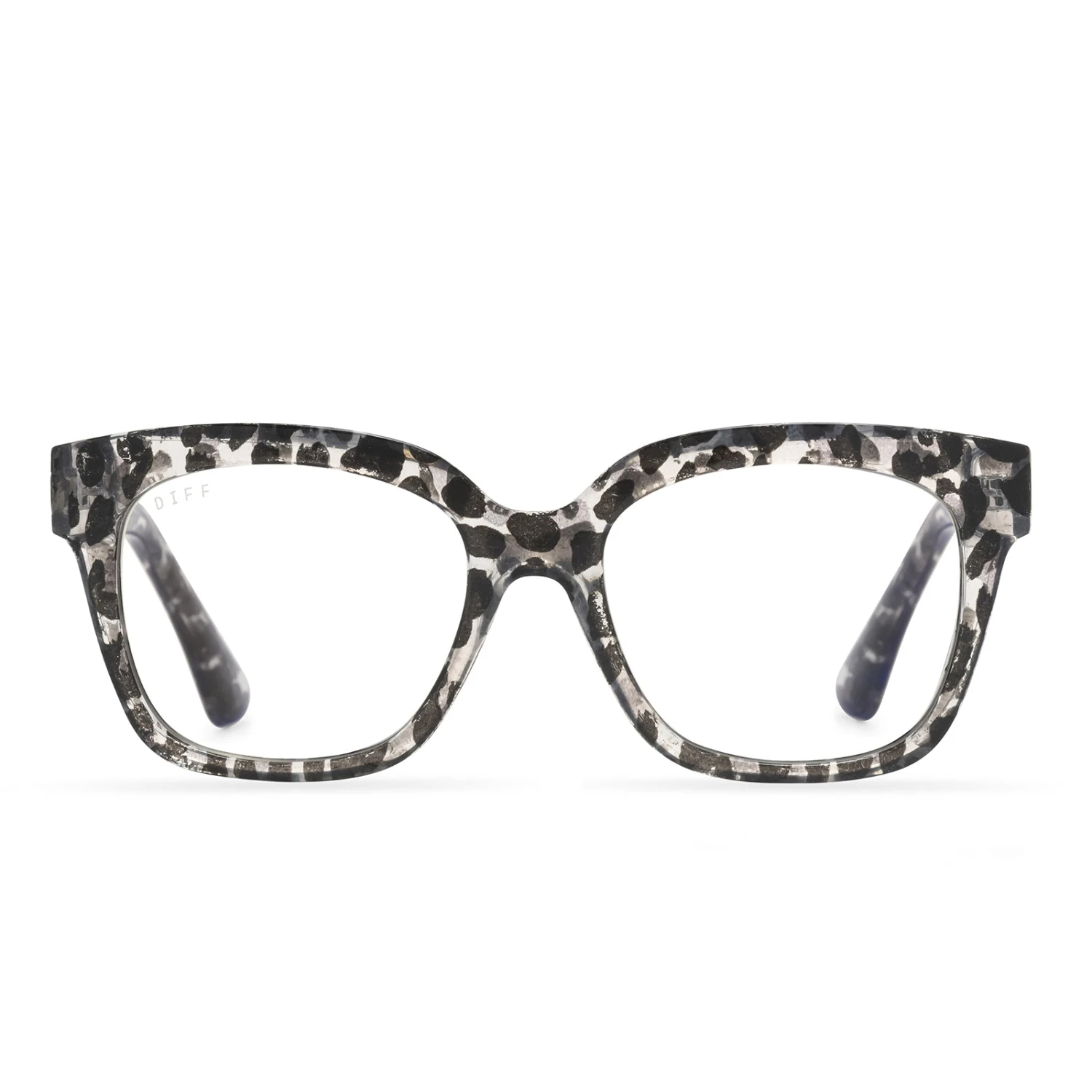 AVA - CLEAR LEOPARD + BLUE LIGHT READERS 3 AVA - CLEAR LEOPARD + BLUE LIGHT READERS