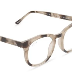 ROWAN - CREAM TORTOISE + BLUE LIGHT READERS -Glasses Sales Store CO01 0212 CT150 DETAIL