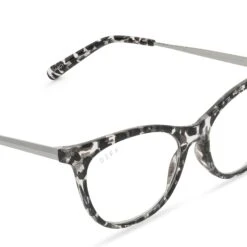 DARCY - CLEAR LEOPARD + BLUE LIGHT READERS 11 DARCY - CLEAR LEOPARD + BLUE LIGHT READERS -Glasses Sales Store CO01 0214 LE150 DETAIL