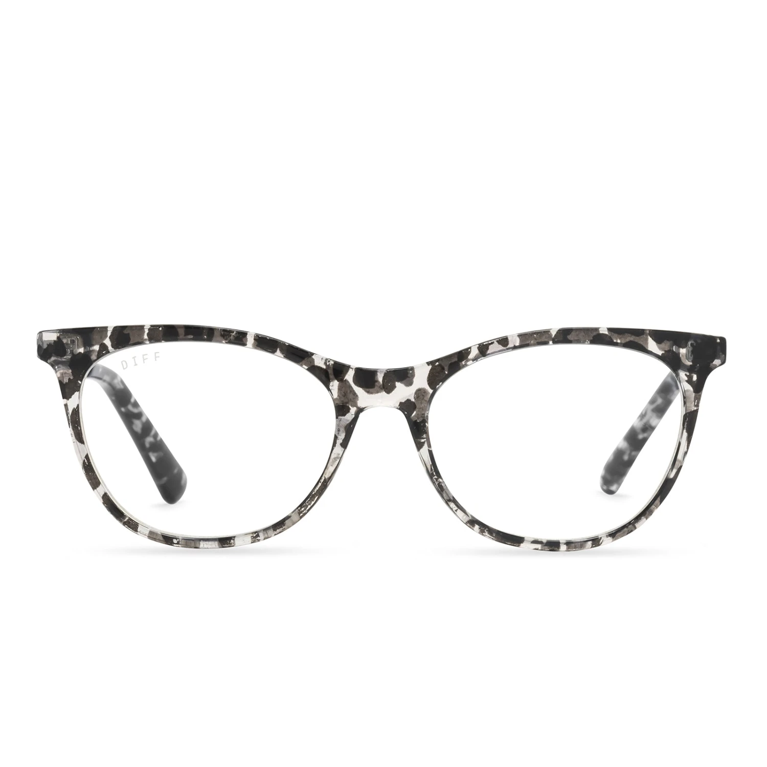 DARCY - CLEAR LEOPARD + BLUE LIGHT READERS 3 DARCY - CLEAR LEOPARD + BLUE LIGHT READERS