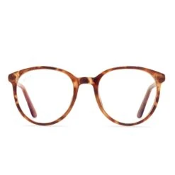 JEANNE - AMBER TORTOISE + BLUE LIGHT READERS