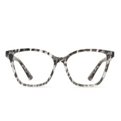 LEAH - CLEAR LEOPARD + BLUE LIGHT READERS