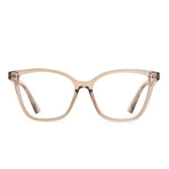 LEAH - VINTAGE CRYSTAL + BLUE LIGHT READERS