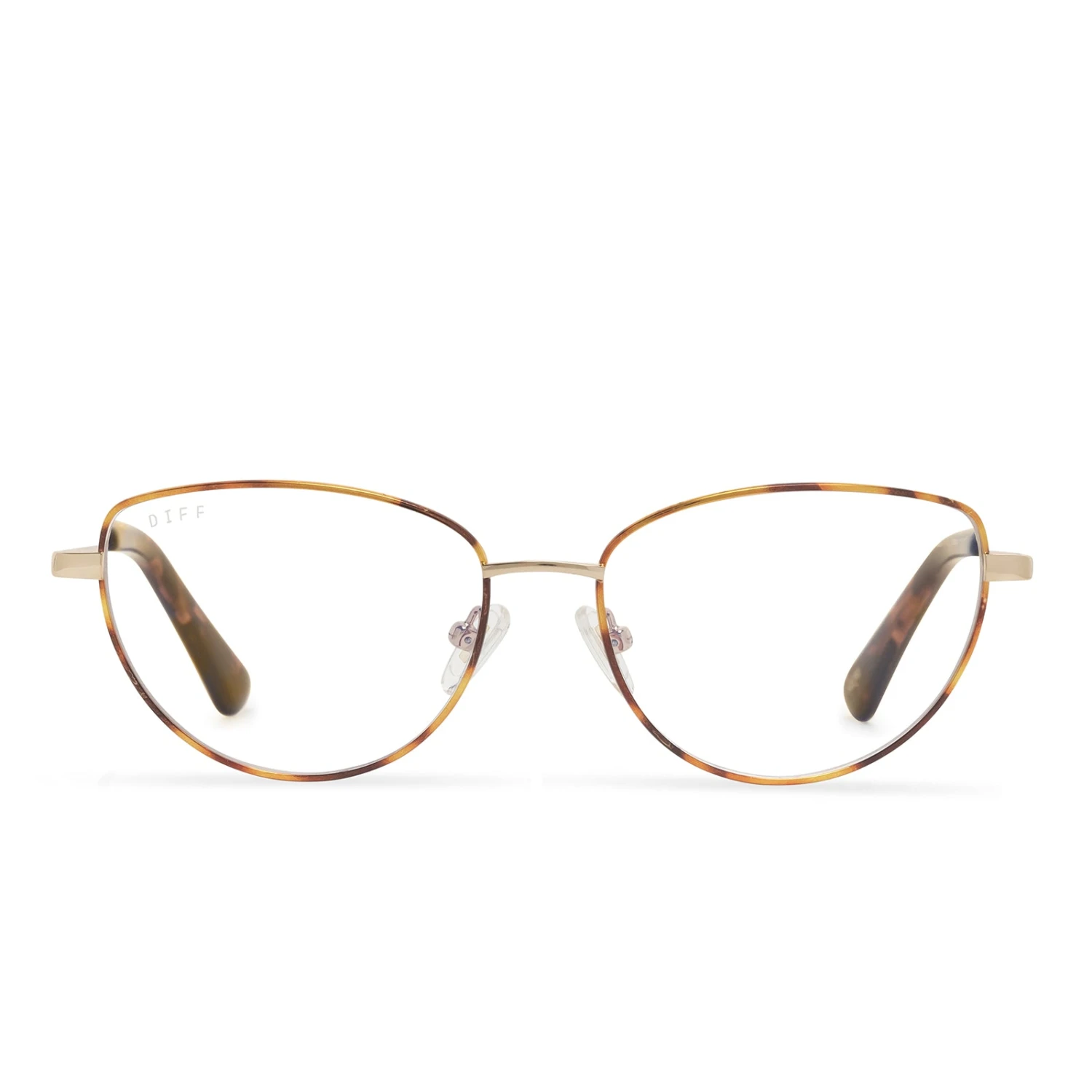 KERI - TORTOISE/GOLD + BLUE LIGHT READERS 3 KERI - TORTOISE/GOLD + BLUE LIGHT READERS