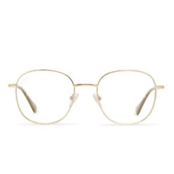 ROMAN - GOLD/TORTOISE + BLUE LIGHT READERS