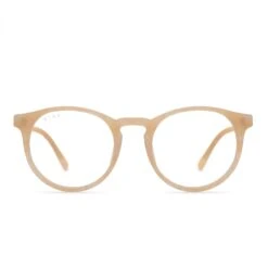 SAWYER - CITRINE PEARL + CLEAR GLASSES