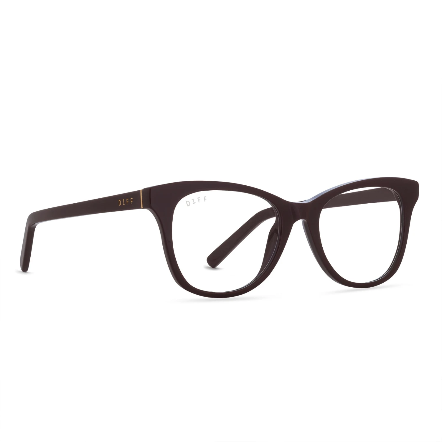 CARINA - CLARET + CLEAR GLASSES 4 CARINA - CLARET + CLEAR GLASSES - Image 2