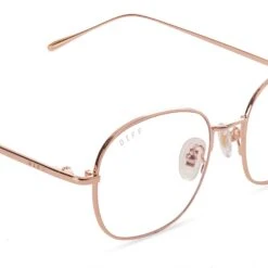 REID - ROSE GOLD + CLEAR GLASSES -Glasses Sales Store DE01 0286 RGBBB DETAIL bf7dba94 d359 4261 b980 7354d6f555b2