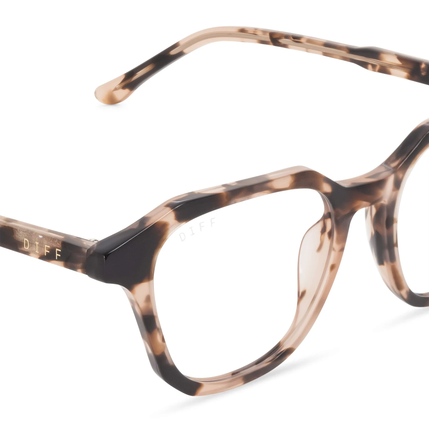 ALLEN - HIMALAYAN TORTOISE + CLEAR GLASSES 5 ALLEN - HIMALAYAN TORTOISE + CLEAR GLASSES - Image 3