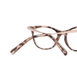 DARCY - BEIGE TORTOISE + BLUE LIGHT READERS -Glasses Sales Store Darcy Tortoise detail