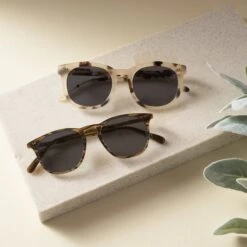 MAXWELL - TIGERS EYE + CLEAR GLASSES -Glasses Sales Store Diff Holiday Stylized 37 weston maxwell polarized