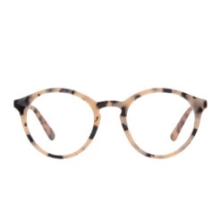 JONES - CREAM TORTOISE + BLUE LIGHT TECHNOLOGY CLEAR GLASSES