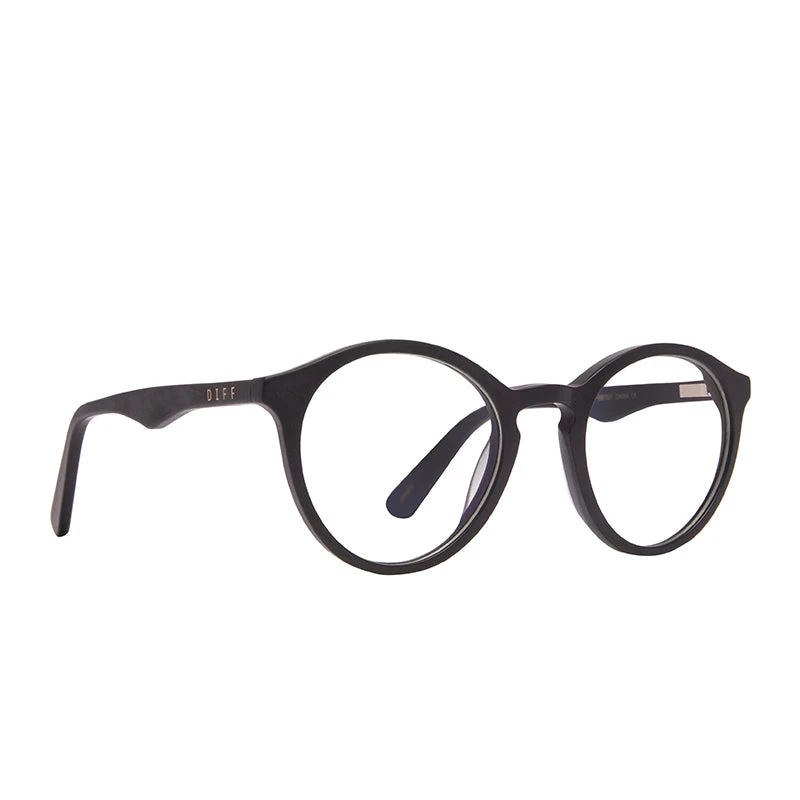 JONES - MATTE BLACK + BLUE LIGHT TECHNOLOGY CLEAR GLASSES 4 JONES - MATTE BLACK + BLUE LIGHT TECHNOLOGY CLEAR GLASSES - Image 2