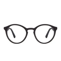 JONES - MATTE BLACK + BLUE LIGHT TECHNOLOGY CLEAR GLASSES