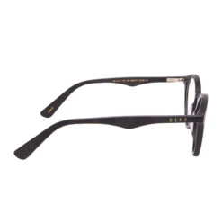 JONES - MATTE BLACK + BLUE LIGHT TECHNOLOGY CLEAR GLASSES 8 JONES - MATTE BLACK + BLUE LIGHT TECHNOLOGY CLEAR GLASSES -Glasses Sales Store JONES matteblack side