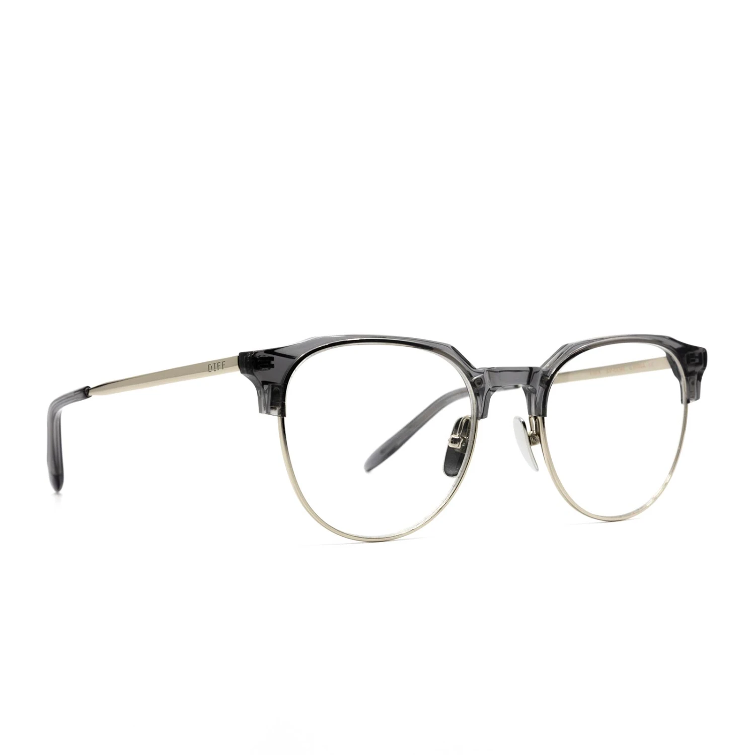 KIRA - SILVER SMOKE + CLEAR GLASSES 4 KIRA - SILVER SMOKE + CLEAR GLASSES - Image 2