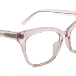 WINSTON - LIGHT PINK CRYSTAL + CLEAR GLASSES -Glasses Sales Store LP BB128 DETAIL 4a274da8 118f 428f 97aa f523d81afc78