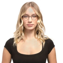 PIXIE - BLACK + BLUE LIGHT TECHNOLOGY CLEAR GLASSES -Glasses Sales Store PIXIE black2018 diff onmodel women 800px 143