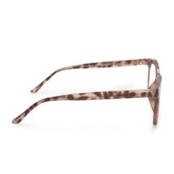 ROWAN - BEIGE TORTOISE + BLUE LIGHT READERS -Glasses Sales Store Rowan Biegetortoise side
