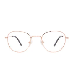 SAGE - ROSE GOLD + BLUE LIGHT TECHNOLOGY CLEAR GLASSES