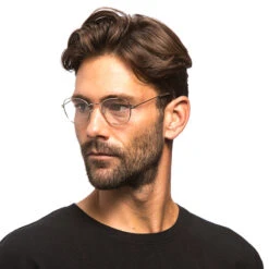 SAGE - ROSE GOLD + BLUE LIGHT TECHNOLOGY CLEAR GLASSES -Glasses Sales Store SAGE silver 2018 diff onmodel men 800px 131 458776fc 0e5f 470c b818 f6b240186e3f