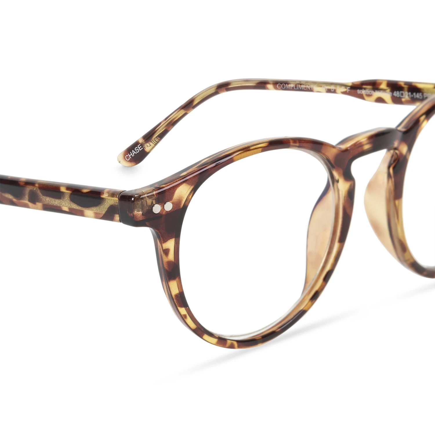 CHASE - SOLSTICE TORTOISE + BLUE LIGHT READERS 7 CHASE - SOLSTICE TORTOISE + BLUE LIGHT READERS - Image 5
