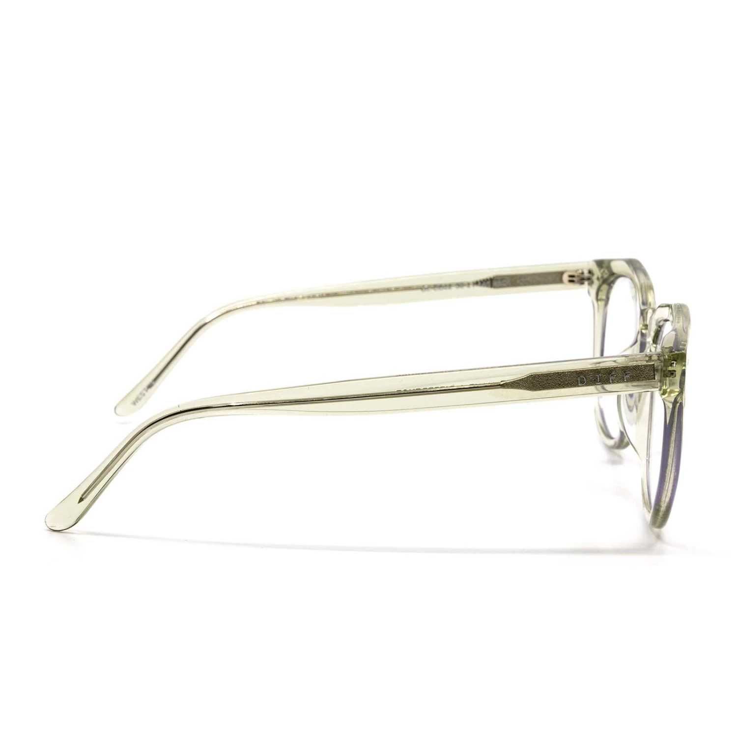 WESTON - OLIVE CRYSTAL + BLUE LIGHT TECHNOLOGY GLASSES 5 WESTON - OLIVE CRYSTAL + BLUE LIGHT TECHNOLOGY GLASSES - Image 3