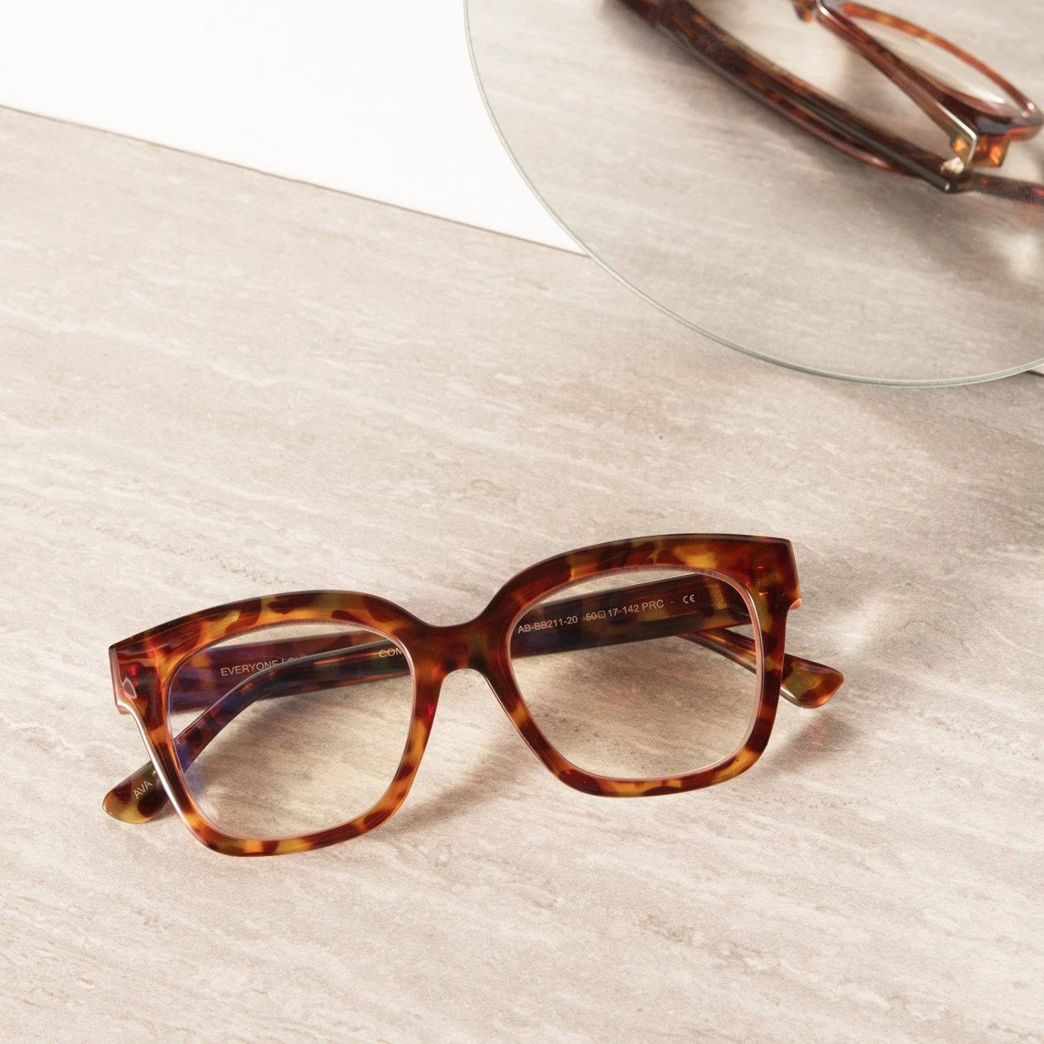 AVA - AMBER TORTOISE + BLUE LIGHT READERS 10 AVA - AMBER TORTOISE + BLUE LIGHT READERS - Image 8