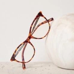DARCY - AMBER TORTOISE + BLUE LIGHT READERS -Glasses Sales Store WarmEdit 20