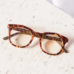 ROWAN - AMBER TORTOISE + BLUE LIGHT READERS -Glasses Sales Store WarmEdit 27