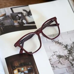 LEAH - BURGUNDY + BLUE LIGHT READERS -Glasses Sales Store compliments november 2021 leah bluelightreaders burgundy