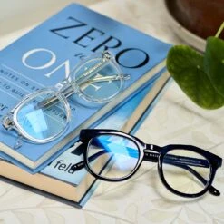 ROWAN - BLACK + BLUE LIGHT READERS 15 ROWAN - BLACK + BLUE LIGHT READERS -Glasses Sales Store compliments november 2021 rowan bluelightreaders clear black