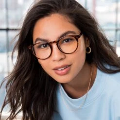 WOMEN'S HEALTH PERSPECTIVE - CARAMEL TORTOISE + BLUE LIGHT TECHNOLOGY -Glasses Sales Store diff august 2021 hearst female perspective caramel tortoise 1