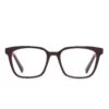 ALEX - BURGUNDY + CLEAR GLASSES -Glasses Sales Store diff eyewear alex burgundy clear glasses alt 1