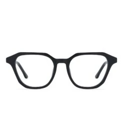 ALLEN - BLACK + CLEAR GLASSES