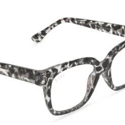 AVA - CLEAR LEOPARD + BLUE LIGHT TECHNOLOGY GLASSES 9 AVA - CLEAR LEOPARD + BLUE LIGHT TECHNOLOGY GLASSES -Glasses Sales Store diff eyewear ava clear leopard blue light technology glasses alt 4