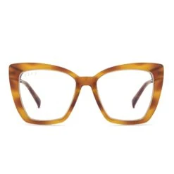 BECKY IV XS - ANDES TORTOISE + CLEAR GLASSES