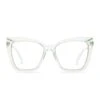 BECKY IV XS - SOFT LAGOON CRYSTAL + CLEAR GLASSES