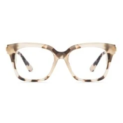 BELLA XS - CREAM TORTOISE + CLEAR GLASSES