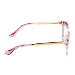 BELLA XS - ROSE OMBRE + CLEAR GLASSES -Glasses Sales Store diff eyewear bella xs rose ombre clear glasses alt 3