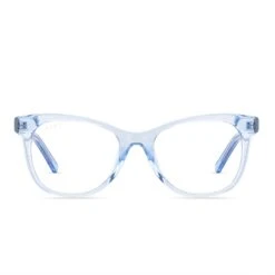 CARINA - COLOMBIA BLUE CRYSTAL + CLEAR GLASSES