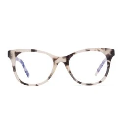 CARINA - CREAM TORTOISE + CLEAR GLASSES